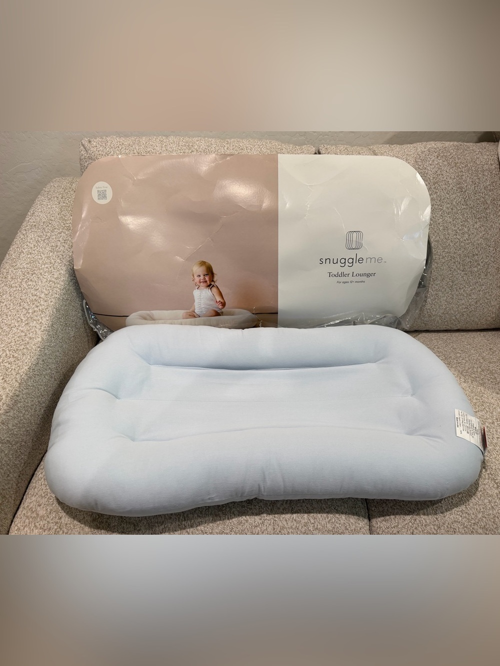 Snuggle Me Organic Toddler Lounger